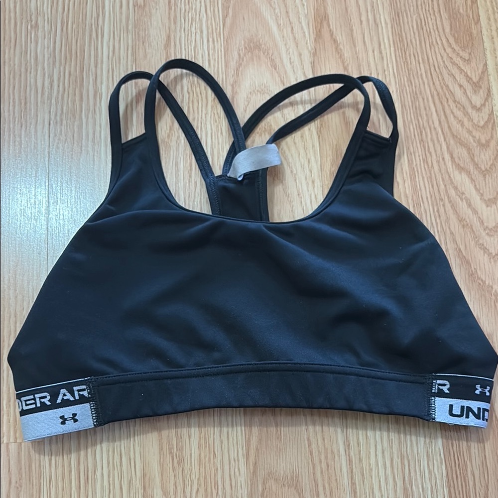 Under Armour Girls Black Sports Bra